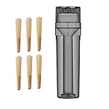 Multifunctional Herb Grinder，Transparent Cone Grinder for Herbs，Come With 6 Cones（Grey）