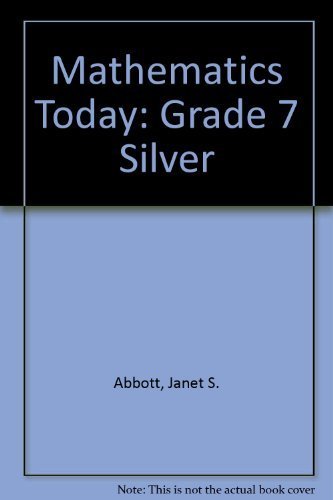 Mathematics Today: Grade 7 Silver 0153500387 Book Cover