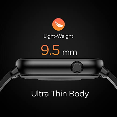 Image of Fire-Boltt Ninja 3 fit Smartwatch Full Touch 1.69 & 123 Sports Modes with IP68, Sp02 Tracking, Over 100 Cloud Based Watch Faces (Black)