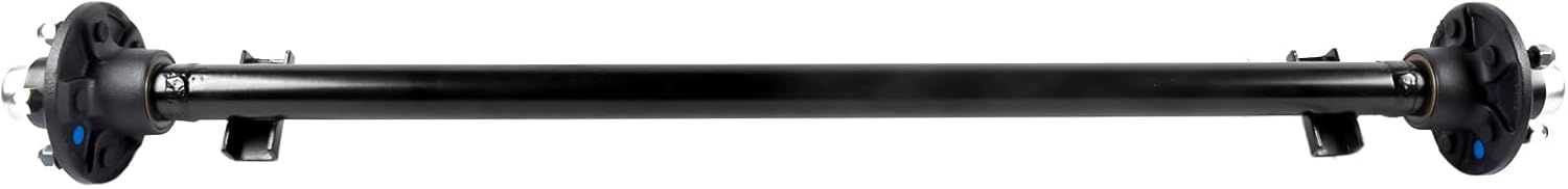 2000 lbs Trailer Axle with 5-Lug Hubs 49" Hubface, 2K Boat Cargo RV Trailer Axle for 38" Wide Trailer