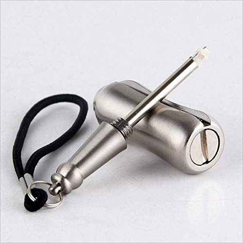 Aikenr Permanent Match Keychain, Waterproof Matchstick Fire Starters Portable Camping Lighter With Flint Metal Matchstick For Outdoor Emergency Survival Camping (Silver) #TOP5