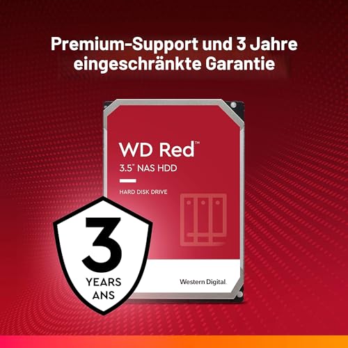 Western Digital Red 4TB 3.5 Zoll NAS Interne Festplatte - 5400 RPM - WD40EFAX – Ansicht 7