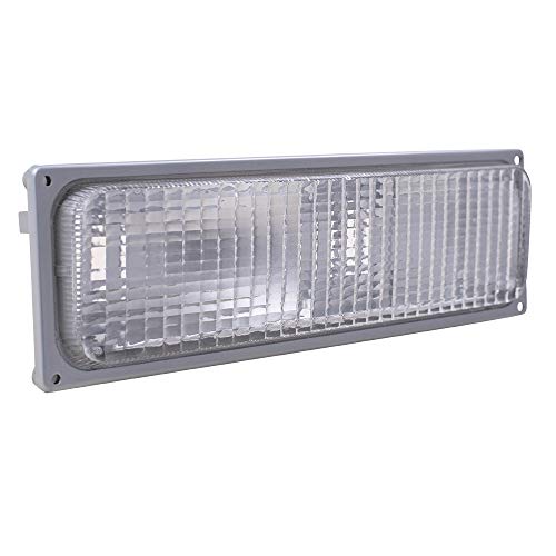 Brock Replacement Driver And Passenger Set Park Signal Front Marker Lights Compatible With 1990-1993 C1500 C2500 K1500 K2500 Pickup Truck #TOP2