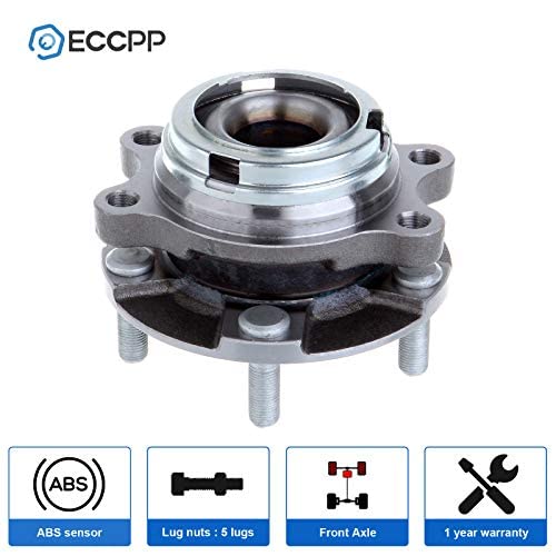 Eccpp Ha590125 New Front Wheel Bearing Hub Lh Driver Rh Pass For Infiniti Ex35 Ex37 Fx35 Fx37 Fx45 Fx50 G25 G35 G37 M35 M37 M45 M56 2003-2018 Awd 5 Lug #TOP2
