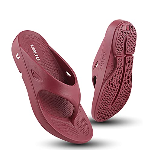 Image of URJO CLASSIC Women's Slippers /FlipFlops Lightweight Super Flexible Arch Support Durable Anti Skid & Stylish Dailywear Slippers /FlipFlops for Women