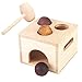 Toyvian Pound A Ball Toy Pound a Ball Toys Hammer and Ball Drop Toys Wooden Punch Drop Pounding Bench Fine Motor Skills Toys Educational Playset for Gift Wooden Education Toy