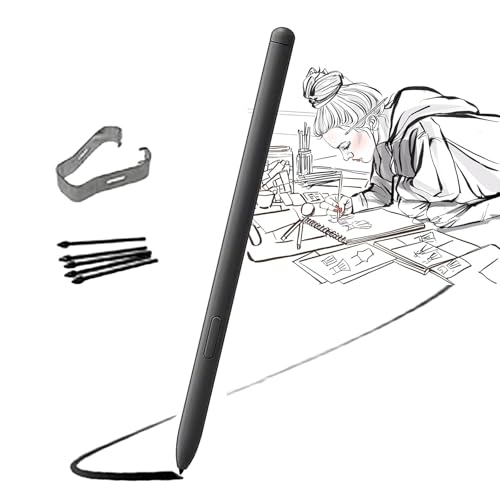 Lápiz óptico de Repuesto para Galaxy Tab S6 Lite para Samsung Galaxy Tab S6 Lite (EJ-PP610) Stylus Touch S Pen + Puntas de Repuesto (Oxford Gray)
