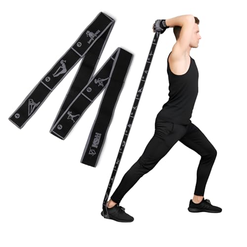 Elastic Yoga Strap 11 Loops Premium Stretch Band