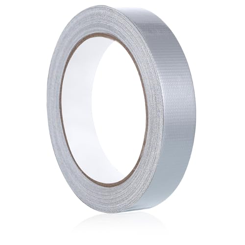 Skrfren Grau Panzertape 1 Rolle 20mm X 20m, Hochleistungs-Gaffing-Klebeband Gewebeband Grau Panzerband Panzerband Extra Stark Extra Stark Gewebeklebeband Für Rohre, Teppiche, Abdichtung, Reparaturen