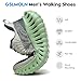 GSLMOLN Walking Shoes for Men Casual Shoes Breathable Lightweight Walking Sneakers for Workouts & Gym Cushioned Flexible Mens Shoes Training Fashion Sneakers Green