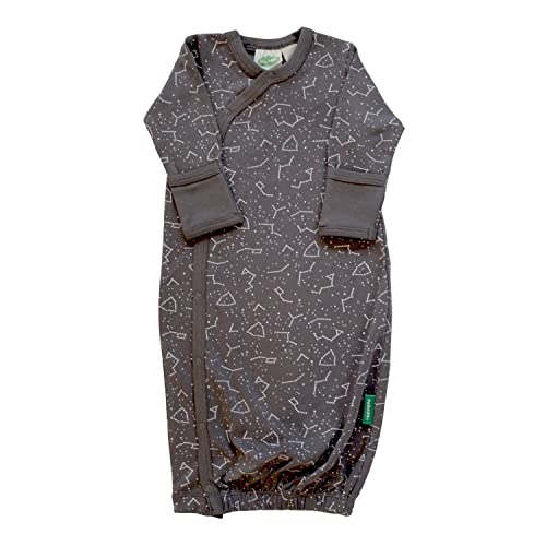 Image of PARADE Kimono Gowns - Signature Prints Charcoal Galaxy 0-3 Months