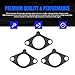 OXCANO JN6-13567-00 3 PCS G29 Carburetor Joint Gasket Compatible with Yamaha golf cart G16 G16A G17 G18 G19 G20 G21 G22 G22A-G27 G29 drive, Yamaha gas 4-cycle engines club car 1995-present