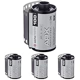  Pellicule Agfaphoto APX100 Professionnel 135-36 B&W (Lot de 4)