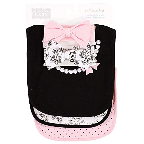 Image of Hudson Baby Unisex Baby Bandana Bibs and Headbands
