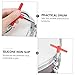 YARNOW Zinc Alloy Drum Key with Silicone Cover Non-slip Shape Wrench Tool for Percussion Drum Tuning Repair Accessory Red