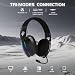 ATTACK SHARK L90 Ultraleichtes Kabelloses Gaming-Headset, BT, 2.4G, 3.5mm, RGB Faltbar, 7.1 Surround Sound Over-Ear Kopfhörer mit Abnehmbarem Geräuschunterdrückendem Mikrofon, für PC, Mobil - Schwarz