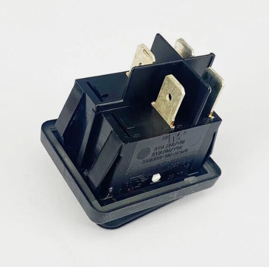 T120/55 B4... ON-Off Switch 4 Pin IP55 Waterproof and Dustproof Black