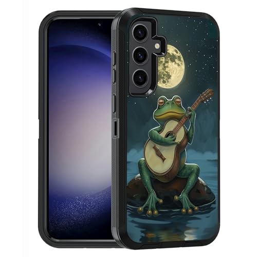Coque Samsung S25 FE grenouille guitare idéale pour vos festivals