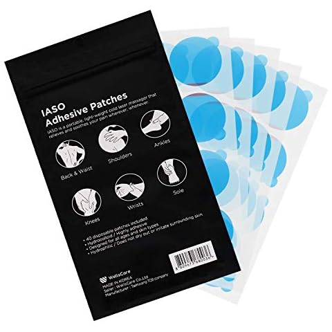 IASO] Adhesive Patches, Cold Laser Light Therapy Device and Massager (40 Each) Cover