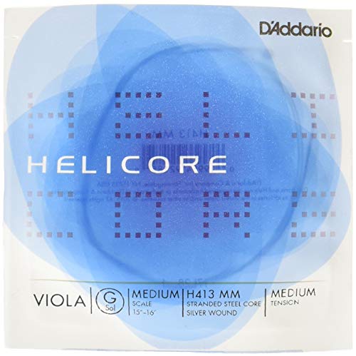 D'Addario ダダリオ ビオラ用 バラ弦 Helicore G-String Medium Scale H413 MM Medium Tension