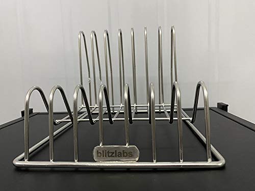 blitzlabs Magazine Holder Rack, Desktop File Sorter Book Rack Organizer, 7 Slot, Size 8.7