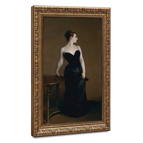 Toile Portrait de Madame X par John Singer Sargent - Cadre suspendu aux finitions premium
