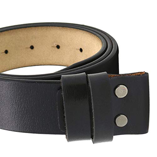 #N/a 2x Cinto de Couro Masculino Vintage Tiras de Reposição Masculinas Sem Fivela de 47 Polegadas de