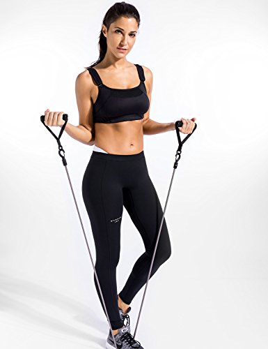 Image of SYROKAN Front Adjustable Sports Bras for Women High Impact | Front Velcro Straps, Wirefree, Double layer Cups, U Back, No Bounce, Running Bra