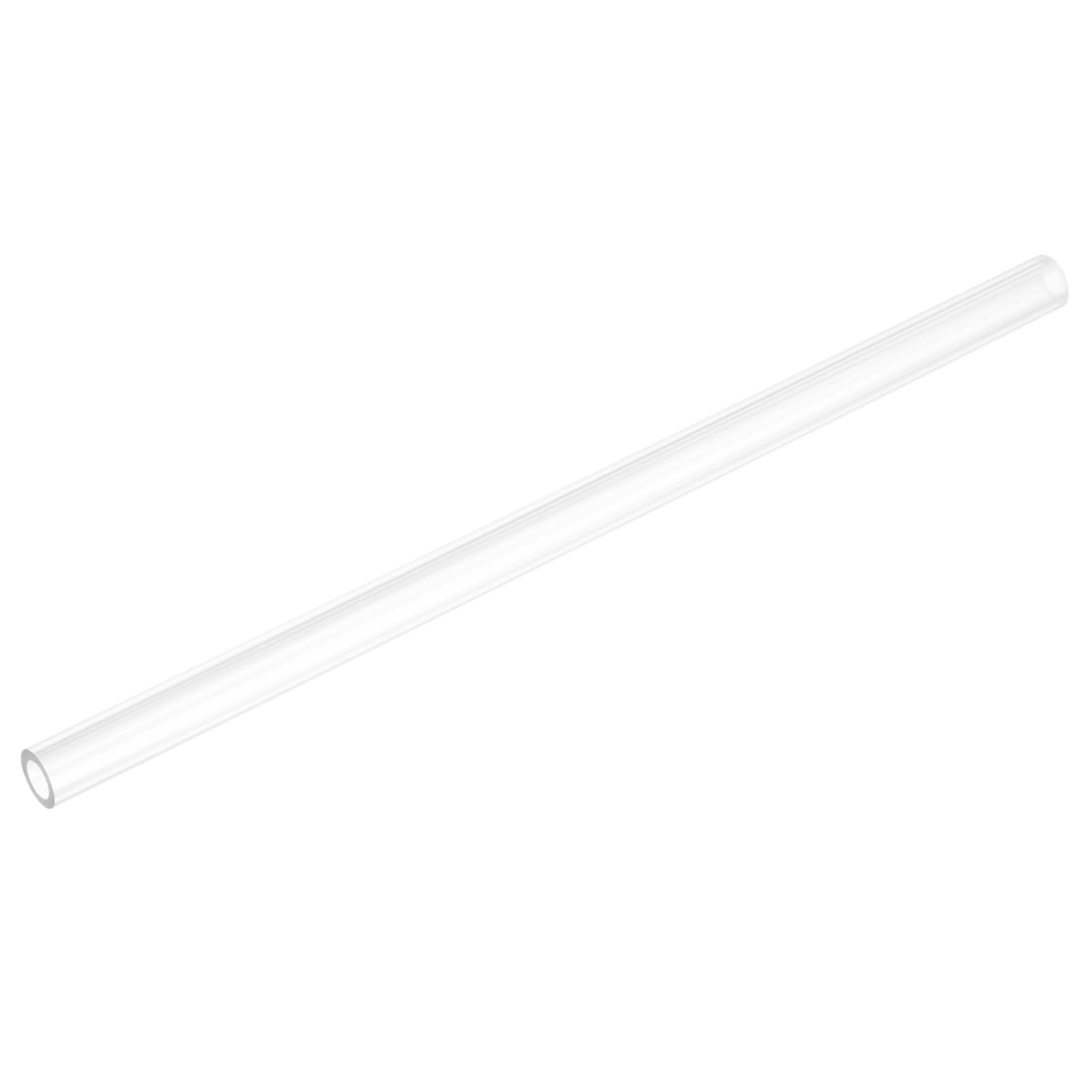 uxcell Rigid Round Clear Tubing 9mm(3/8") ID x 12mm(1/2") OD x 0.8Ft(250mm) Length Plastic Tube