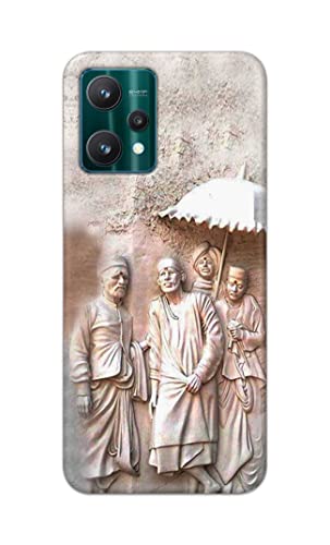 Image of Printed Hard Back Cover Case for Realme 9 Pro 5G Back Cover (Sai Baba) -1803