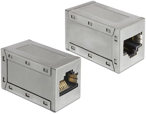 DeLock Network Adaptor RJ45 Female/Female Cat. 6 A, metallic