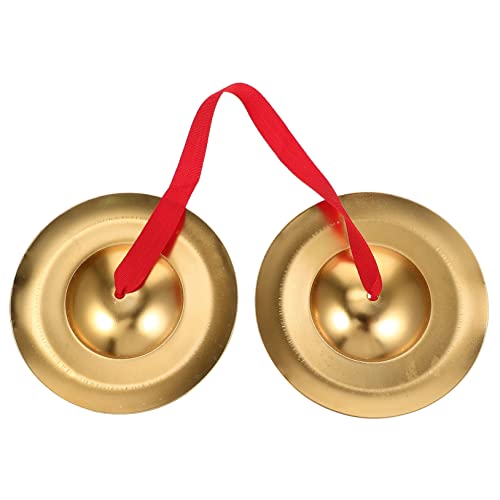 GOOHOCHY Hand Cymbal Instrument Percussion for Parties Stages Dance Performances Safe and Fun Musical Plaything for