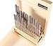 Accusize Industrial Tools 29 Pc 1/16'' to 1/2'' by 1/64'' H.S.S. Chucking Reamer Set, Straight Flute, Right Hand Cut, 5500-SF00