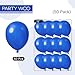 PartyWoo Royal Blue Balloons 50 pcs 12 Inch Matte Dark Blue Latex Helium Balloons for Graduation Independence Day Memorial Day Baseball Baby Shower Gender Reveal Birthday Party Decorations Blue-Y59
