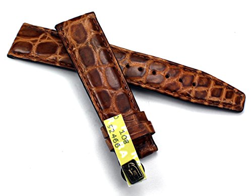 Bracelet Croco Alligator Marron GRAF 20mm pour sublimer votre montre au quotidien