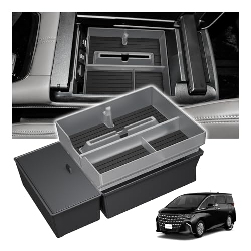 BSTW 改良後 2段収納 トヨタ アルファード ヴェルファイア40系 センターコンソール収納ボックス プライバシーボックス 小物入れ ティッシュ 整理整頓 40アルファード ヴェルファイア40 車 収納トイレ センターコンソール アクセサリー カスタムパ