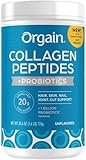 Orgain Collagen +Superfoods with 20 Grams of Grass-Fed Collagen and Vitamin C, Unflavored, 25.6 oz
