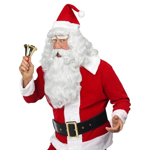 Perruque Père Noël de qualité supérieure avec barbe dense WIDMANN - 4