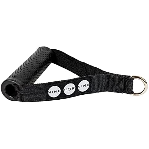 Nine for Nine Nylon Single D Handle | Cable Machine Handle | Resistance Band Handle (Single) Cover