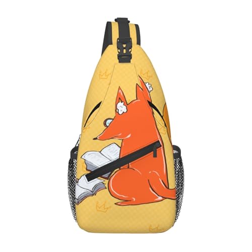 Mochila unisex con diseño de girasoles y zorros miniatura 1