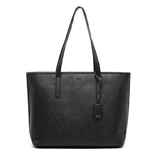 MISAKO Bolso Grande de Mujer WORK | Bolso para Trabajo y Universidad | Portadocumentos y Portaordenador - 31x41x15cm