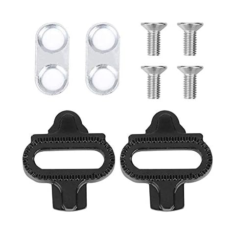 SPD Bike Mountain Bicycle Shoes Cleats Pedal Compatible with Indoor Cycling & Road Bike Bicycle Cleat Set Cover