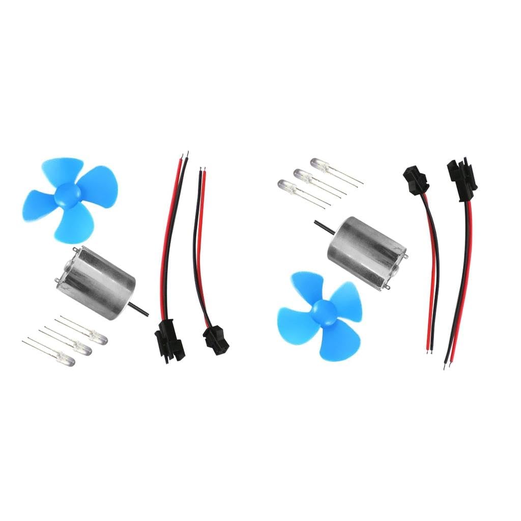Qianly 2X Mini Éolienne Éolienne S Kits Enseignement Assembler