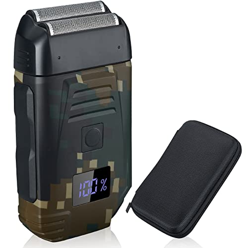 Shavers for Men, Electric Razor with Travel Case, Beard Trimmer, Hair Shaving Machine, Rechargeable/Cordless…