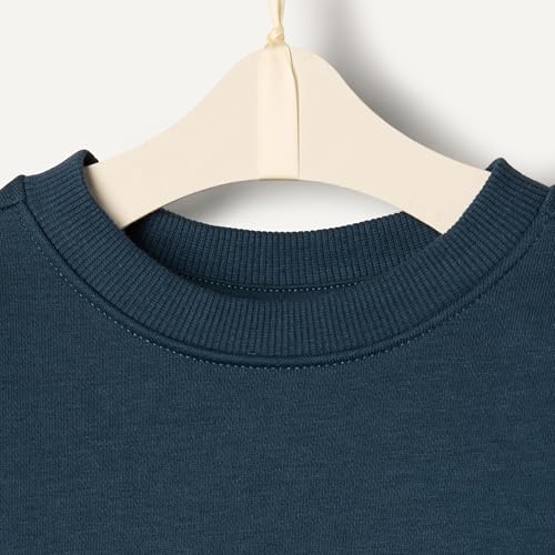 Image of Amazon Essentials x Sofia Grainge Toddlers and Baby Girls' French Terry Sweatshirt Pant and Top Set