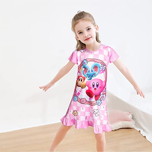 Toddler Girls Princess Costume Dress Ruffler Sleeve Retro Video Game Costume Character Home Casual Wear For Kids 3-10 Years #TOP2