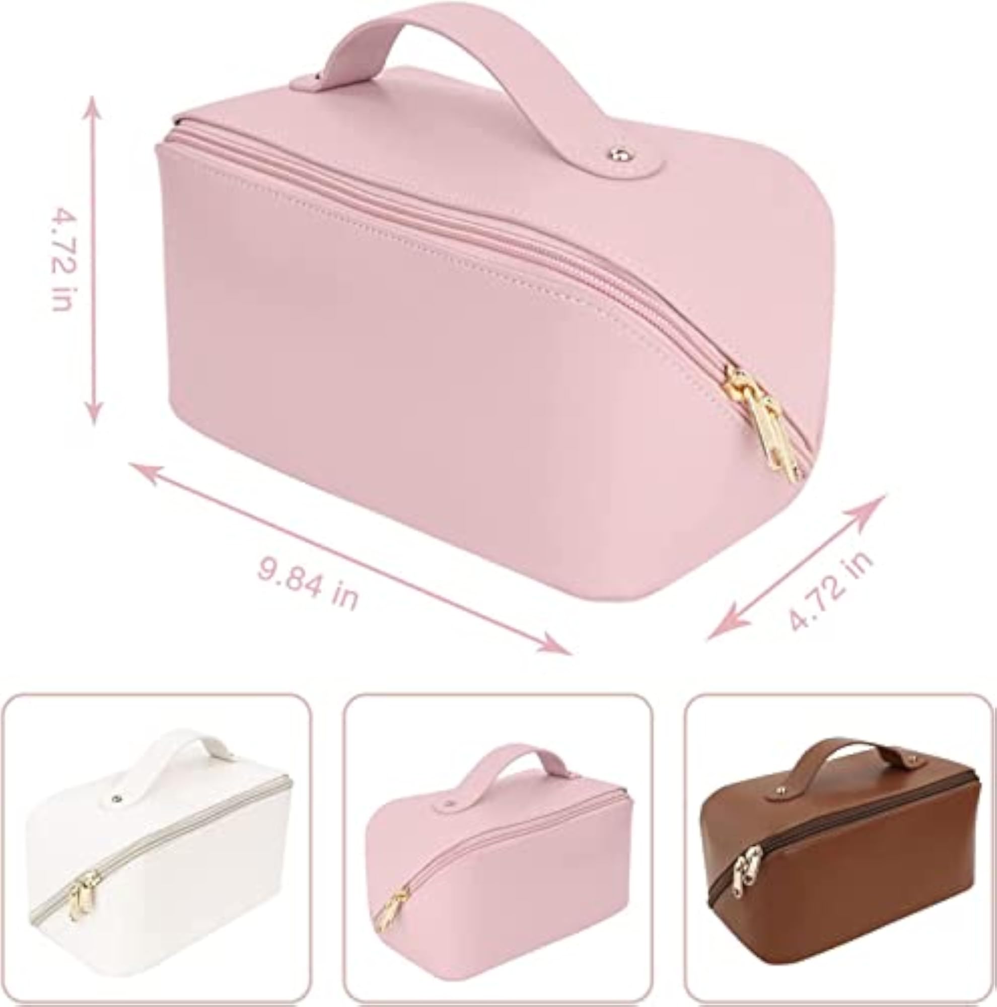 Large Capacity Cosmetic Travel Bag, Women's Makeup Accessory