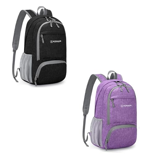 Mochila deportiva ligera ZOMAKE 20L plegable para senderismo miniatura 1