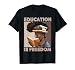 Education Is Freedom Black Teacher Books Black History Month T-Shirt