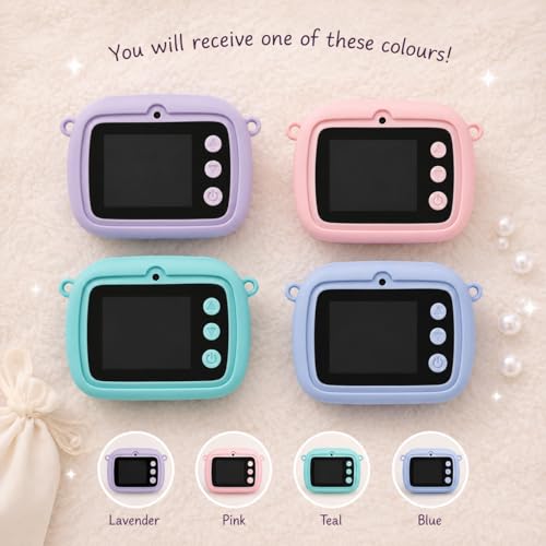 Image of Instant Print Camera 48MP | Photo & Video, Creative Game for Kids Mini LED Digital 1080P HD Display | Long Lasting Battery Life, Ideal Gift for Birthday, Boys & Girls (3 Rolls)